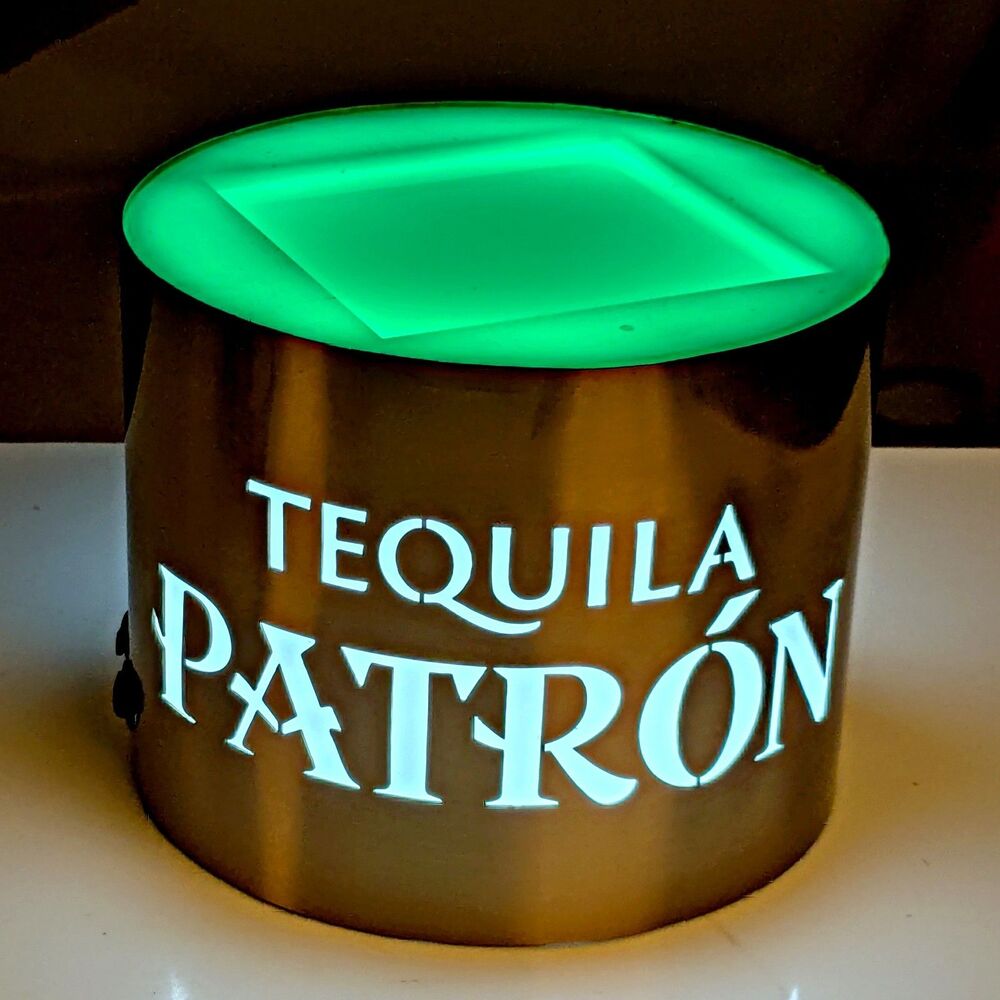 Tequila Patron Brass Light Glorifier Display Stand - Open Box